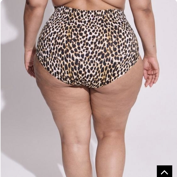 Torrid leopard swim High Waist Bottom 3x & Underwire Twist top 3x DD/F - Picture 4 of 15